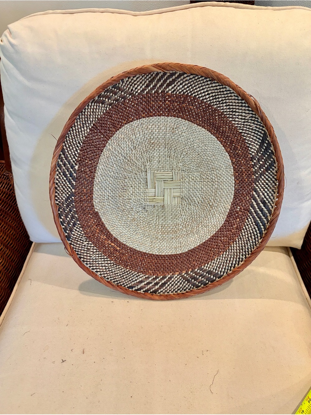 One of a Kind! NEW Woven Basket. Made by Binga people of Zambia Zimbabwe Africa